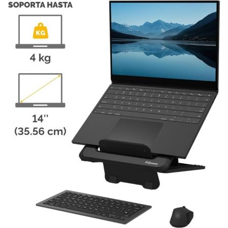 Fellowes Breyta Soporte Elevador para Portátil Negro